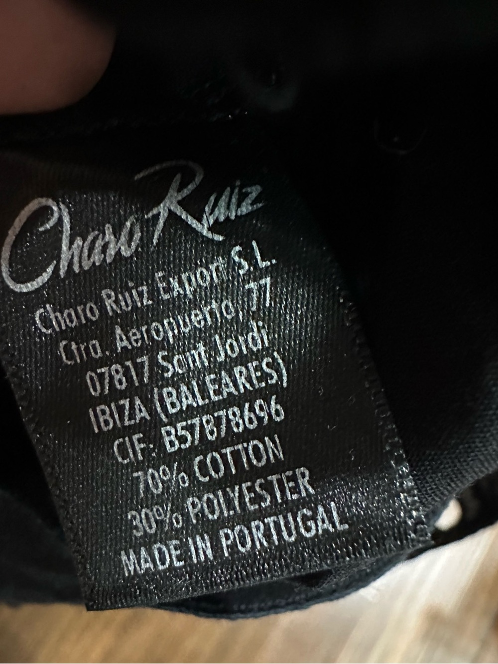 NWT Charo Ruiz Ibiza Black Eyelet Broderie Anglaise Mini Dress Size L - Picture 12 of 13
